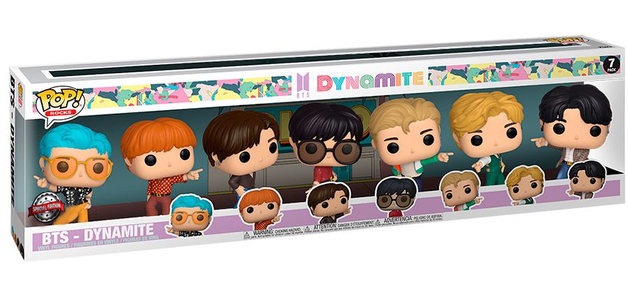 Funko Pop Rocks BTS Dynamite 7 Pack Special Edition Funko Shop